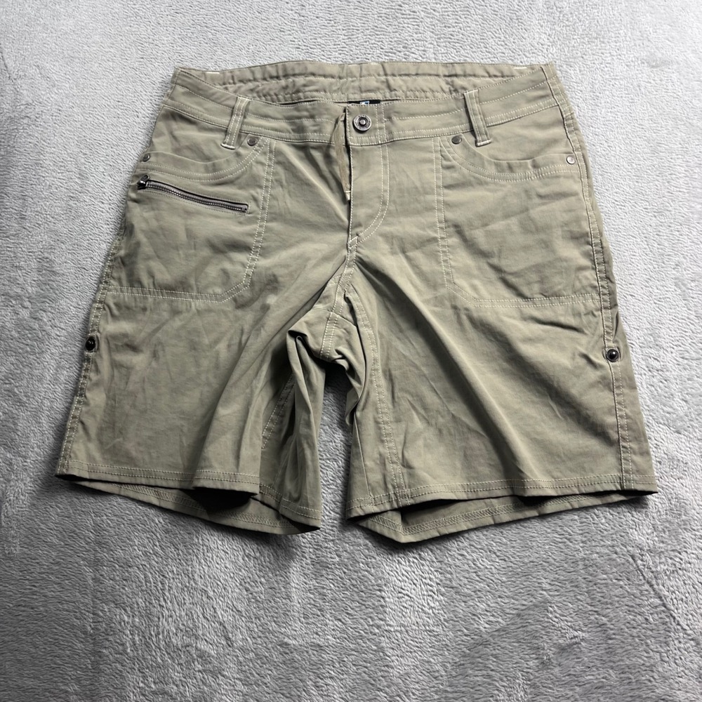 Kühl Womens Splash Roll-Up Shorts Khaki Tan Hiking Outdoor Size 10